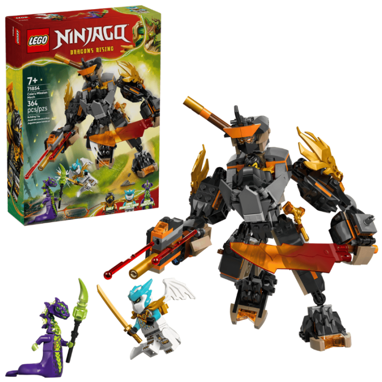 LEGO Ninjago – Coleov expedičný robot a dračí Zane